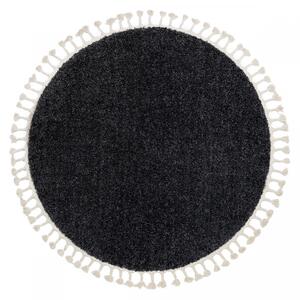 Hans Home | Kusový koberec Berber 9000 grey kruh - 120x120 (průměr) kruh