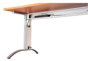 Výškově nastavitelný kancelářský stůl Baron Mittis, 160 x 80 x 65 - 85 cm, rovné provedení