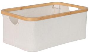 Béžový bavlněný úložný box Quax Stella 45 x 30 cm