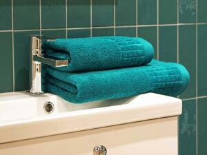 Egyptská bavlna ručníky a osuška Saveli - tmavě tyrkysová Velikost: ručníček 30 x 50