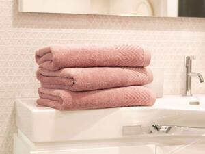 Egyptská bavlna ručníky a osuška Loira - starorůžová Velikost: osuška 70 x 140