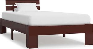 VidaXL Rám postele masivní borové dřevo 100 x 200 cm [283155] Barva: tmavě hnědá