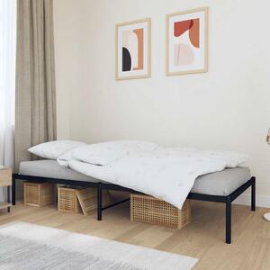 VidaXL Kovový rám postele 90 x 200 cm [350839] Barva: Černá