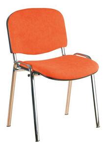 Konferenční židle ISO Velours Chrom, bordó