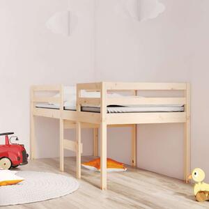 VidaXL Patrová postel 75 x 190 cm masivní borové dřevo [821621] Barva: Přírodní