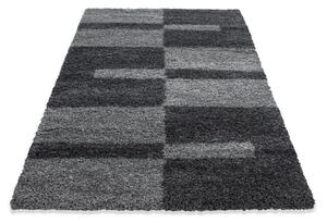 Kusový koberec Gala shaggy 2505 grey 80x150 cm