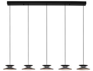 -25 % Dny MOMENTI– Černé kovové závěsné LED světlo Nova Luce Morfi 132 cm