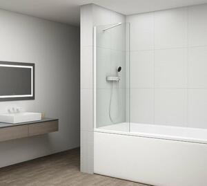 Sprchový kout FISA 800x1500mm, matná bílá, iré sklo