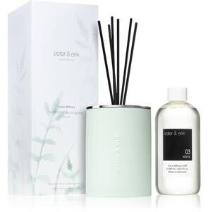 Ester & erik room diffuser wild mint & cut grass (no. 03) aroma difuzér s náplní 300 ml