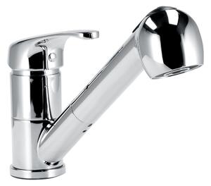 Livarno® Páková kuchyňská baterie s výsuvnou sprchou (chrom) (100406335002)
