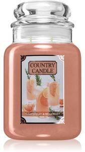 Country Candle Grapefruit & Rosemary vonná svíčka 680 g