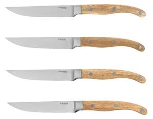Silvercrest® Sada steakových nožů, 4dílná (hnědá) (100406276001)