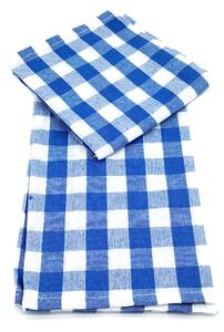 Jahu s.r.o. Kuchyňská utěrka-100% bavlna -kostka Modrá(50x70cm)