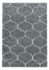 Kusový koberec Salsa Shaggy 3201 grey 60x110 cm
