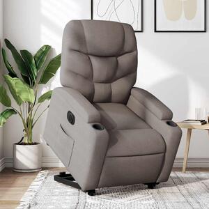 VidaXL Elektrické zvedací polohovací křeslo textil [3204620] Barva: taupe