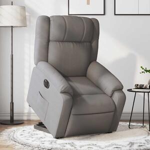 VidaXL Elektrické zvedací polohovací křeslo textil [3205226] Barva: taupe