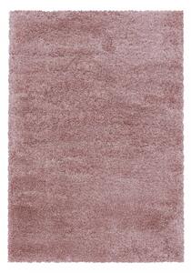 Kusový koberec Fluffy Shaggy 3500 rose 80x250 cm