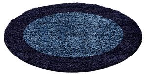 Kusový koberec Life Shaggy 1503 navy kruh 200x200 cm
