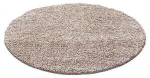 Kusový koberec Dream Shaggy 4000 beige kruh 80x80 cm