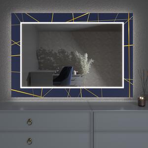 LED zrcadlo s dekorem D3