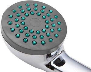 Ibenzoa® Jednofunkční sprchová hlavice s chromovaným povrchem – snadno ovladatelná, univerzálně kompatibilní s hadicemi, rozměry: 18,5 cm, průměr hlavice: 6,5 cm, materiál: polypropylen