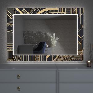 LED zrcadlo s dekorem D21