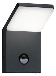 Trio Leuchten 221169142 PEARL - LED nástěnné venkovní svítidlo IP54 se senzorem pohybu, LED 9W, 3000K (Venkovní svítidlo na zeď s čidlem v antracitové barvě)