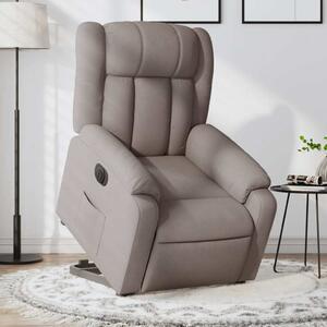 VidaXL Elektrické zvedací polohovací křeslo textil [3205341] Barva: taupe