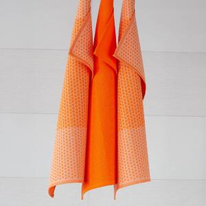 Bavlněné utěrky TRIO oranžová Velikost: 50x70 cm - 3 ks