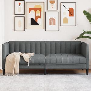 VidaXL Pohovka 2místná textil [372605] Barva: Tmavě šedá