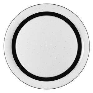 Trio Leuchten R67042832 ATRIA - LED stropní svítidlo s dálkovým ovládáním, LED 10,5W, 3000 - 6000K, Ø 27cm (Levné stmívatelné svítidlo dálkovým ovladačem s černě olemovaném stínidlem)