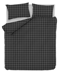 Ložní prádlo 200 x 220 cm Piggi (černá + šedá). 1086767