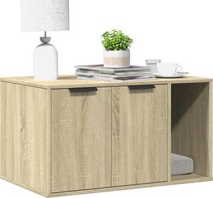 VidaXL Skříňka na kočičí záchod 80x50x45 cm kompozitní dřevo [857736] Barva: dub sonoma
