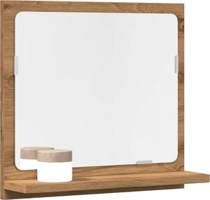 VidaXL Koupelnová skříňka se zrcadlem 40x11x37 cm kompozit [856182] Barva: dub artisan