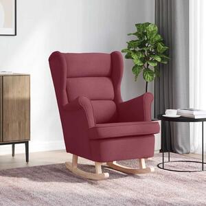 VidaXL Houpací křeslo 74 x 90 x 102 cm textil [4016924] Barva: vínová červená