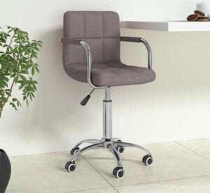 VidaXL Otočná kancelářská židle textil [334674] Barva: taupe