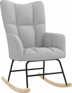 VidaXL Houpací křeslo textil [4016788] Barva: Obláčkově šedá