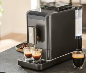 Plnoautomatický kávovar Tchibo Esperto2 Caffè, tmavě chromový