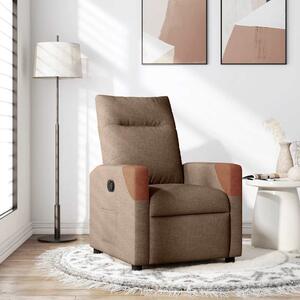 VidaXL Polohovací křeslo textil [4104812] Barva: Hnědá