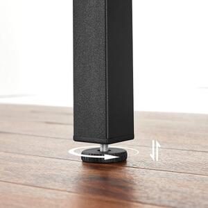 SONGMICS Rozkládací jídelní stůl Vasagle Madery 84/120 cm hnědý/černý