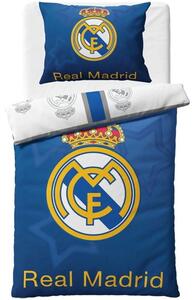 Oboustranné ložní povlečení FC Real Madrid - 100% bavlna Renforcé - 70 x 90 cm + 140 x 200 cm