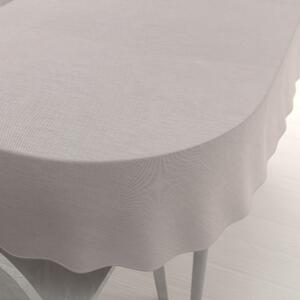 Biante Teflonový oválný ubrus TF-066 Béžový režný 50x100 cm