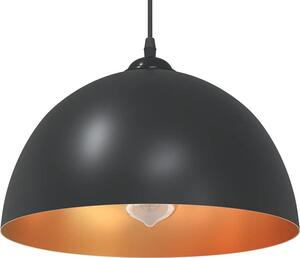 VidaXL Závěsná svítidla 2 ks výškově nastavitelná E27 Ø30 cm [4103451] Barva: Černá