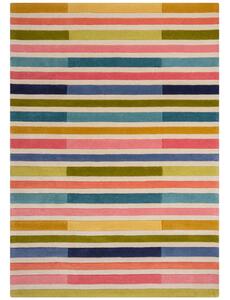 Ručně všívaný kusový koberec Illusion Piano Pink/Multi 160x230 cm