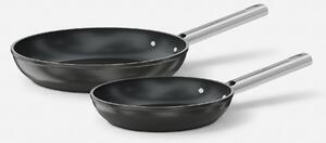 Fabini Sada pánví Meda 5.0 Standard, ø 20 cm + ø 26 cm, 2 díly - Nepřilnavé pánve s keramickým povrchem, černé