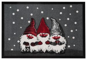 Vánoční rohožka skřítci 40x60 cm