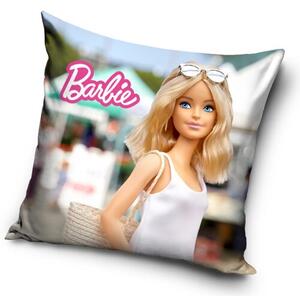 Carbotex Povlak na polštářek Barbie Panenka z Barbielandu, 40 x 40 cm