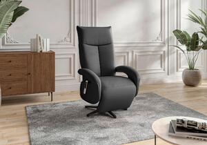 KŘESLO, kůže, černá Sit & More - Online Only křesla & taburety, Online Only
