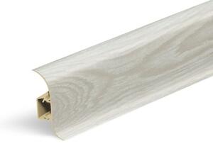 Lišta soklová Naturel dub Arctic , PVC délka 250 cm, výška hrany 56 mm, NATNGF0G0