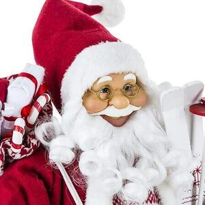 Vánoční figurka Santa Clause ve svetru – 60 cm